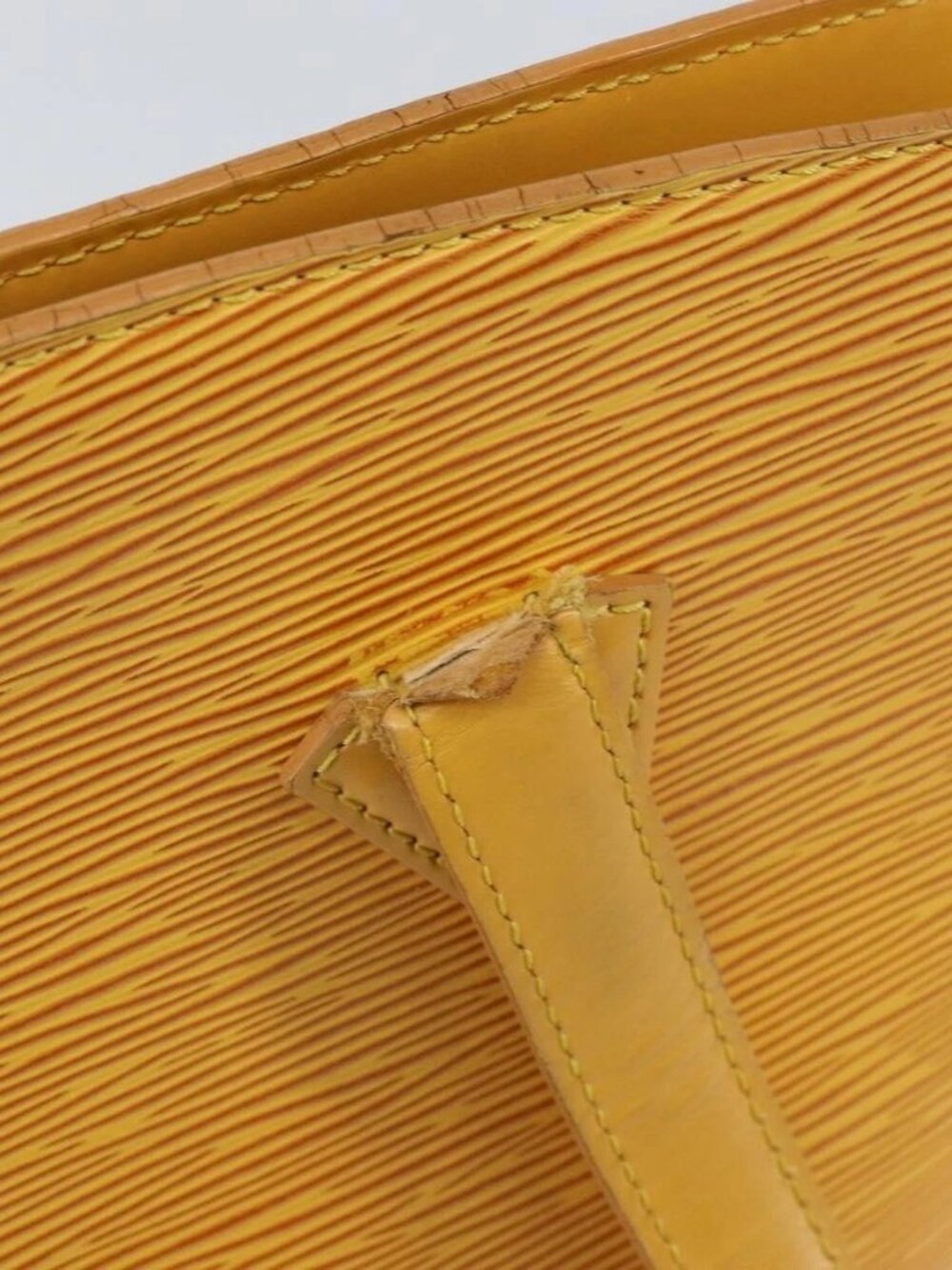 LOUIS VUITTON Epi Saint Jacques Shopping Shoulder Bag Yellow M52269 Auth 161545 - Picture 10 of 16